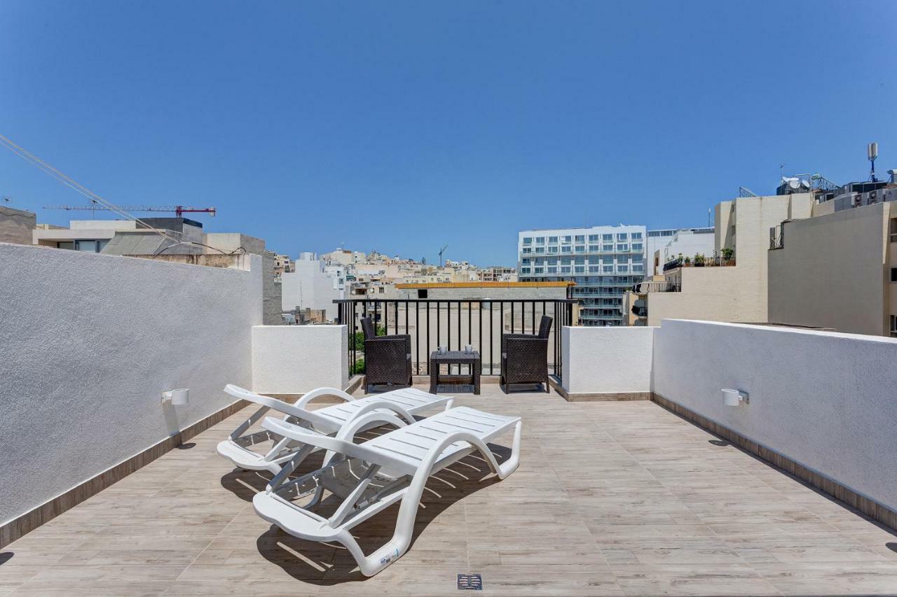 Cosy 1Br Penthouse With Terrace, Great Location Apartment Gzira Exterior photo